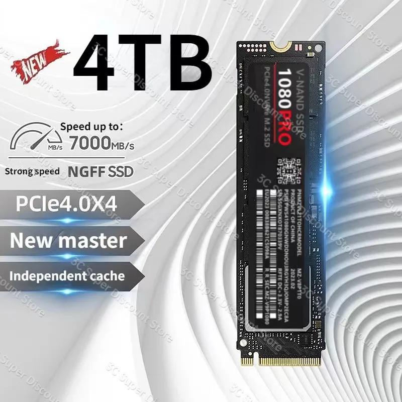 Ʈ ǻͿ  ָ Ʈ ̺, SSD M.2 4TB, Sata Nvme M2, 2280 ũž ϵ ũ, 1TB, 2TB, Pcie4.0 x 4, 1080pro